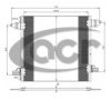 MERCE 1638300370 Condenser, air conditioning